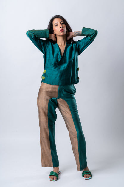 Color Blocked Trousers